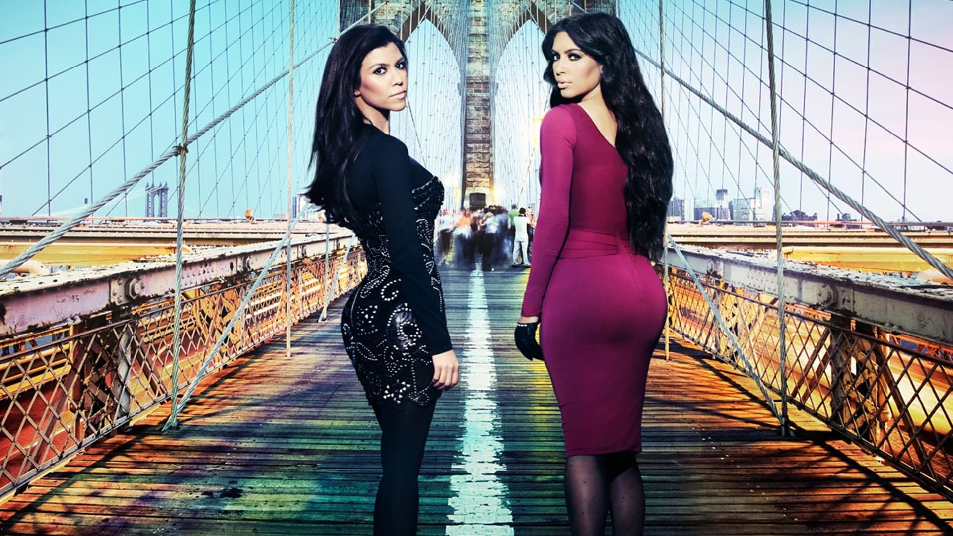 Kourtney & Kim Take New York background