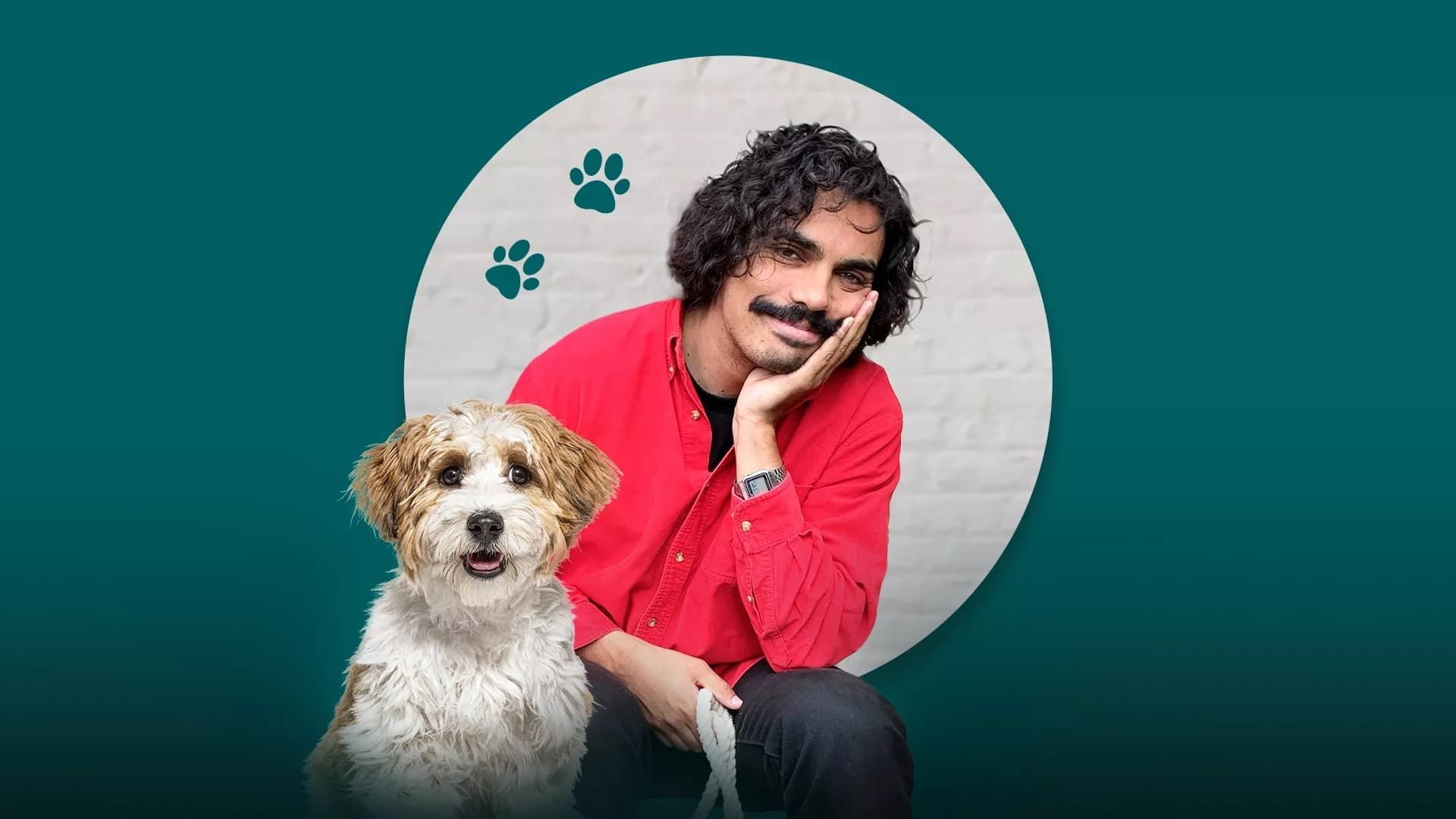 A Dog's World with Tony Armstrong background