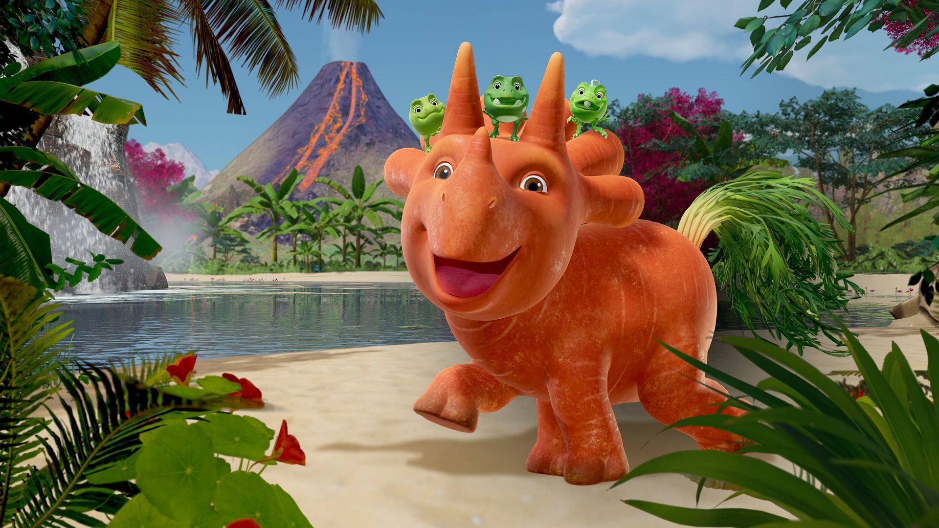 Ginger and the Vegesaurs background