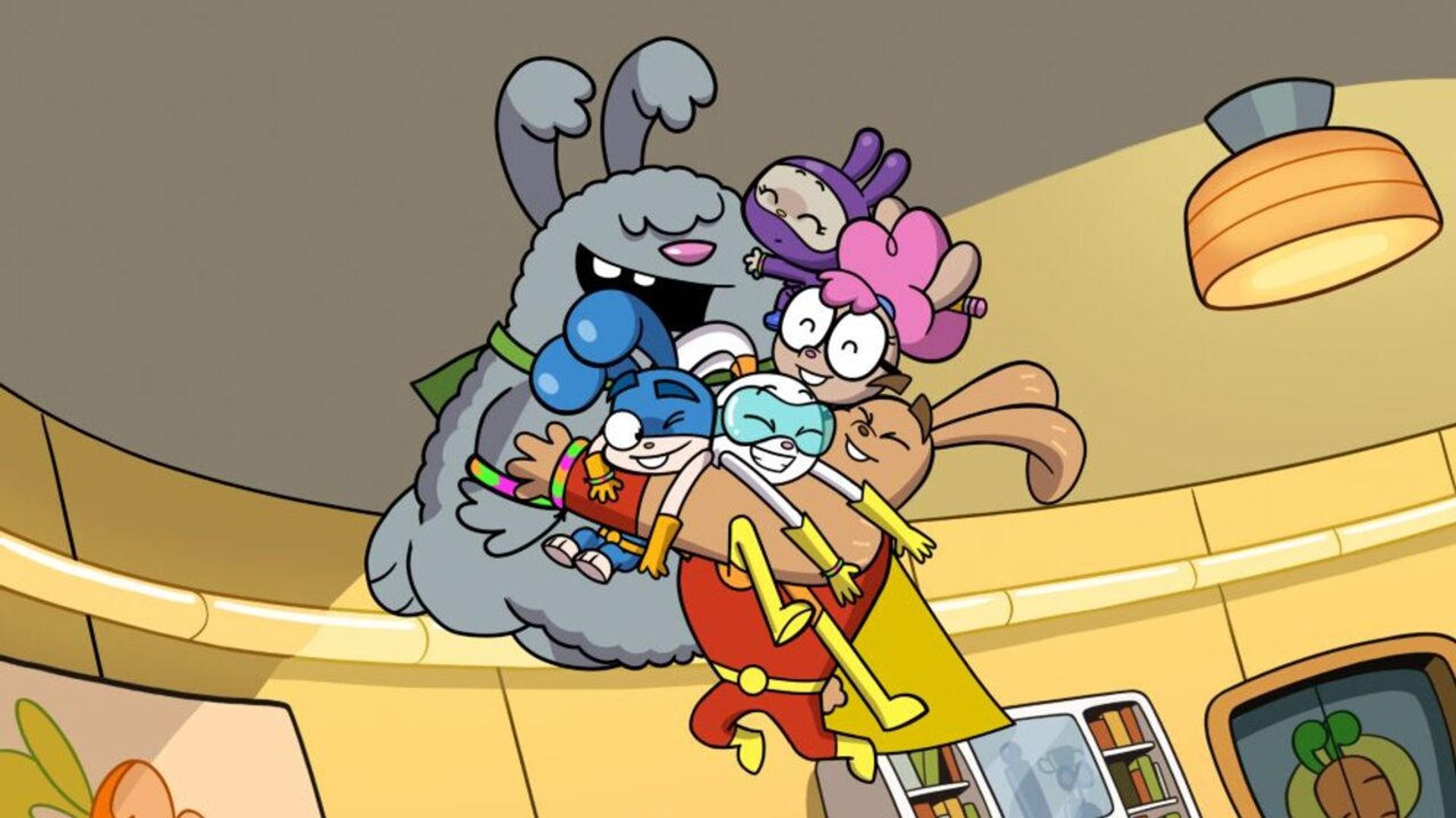 Super Duper Bunny League background