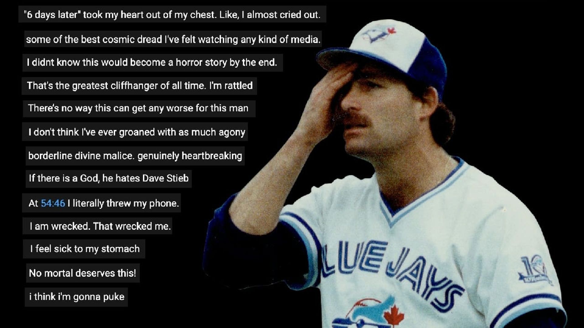 Captain Ahab: The Story of Dave Stieb background