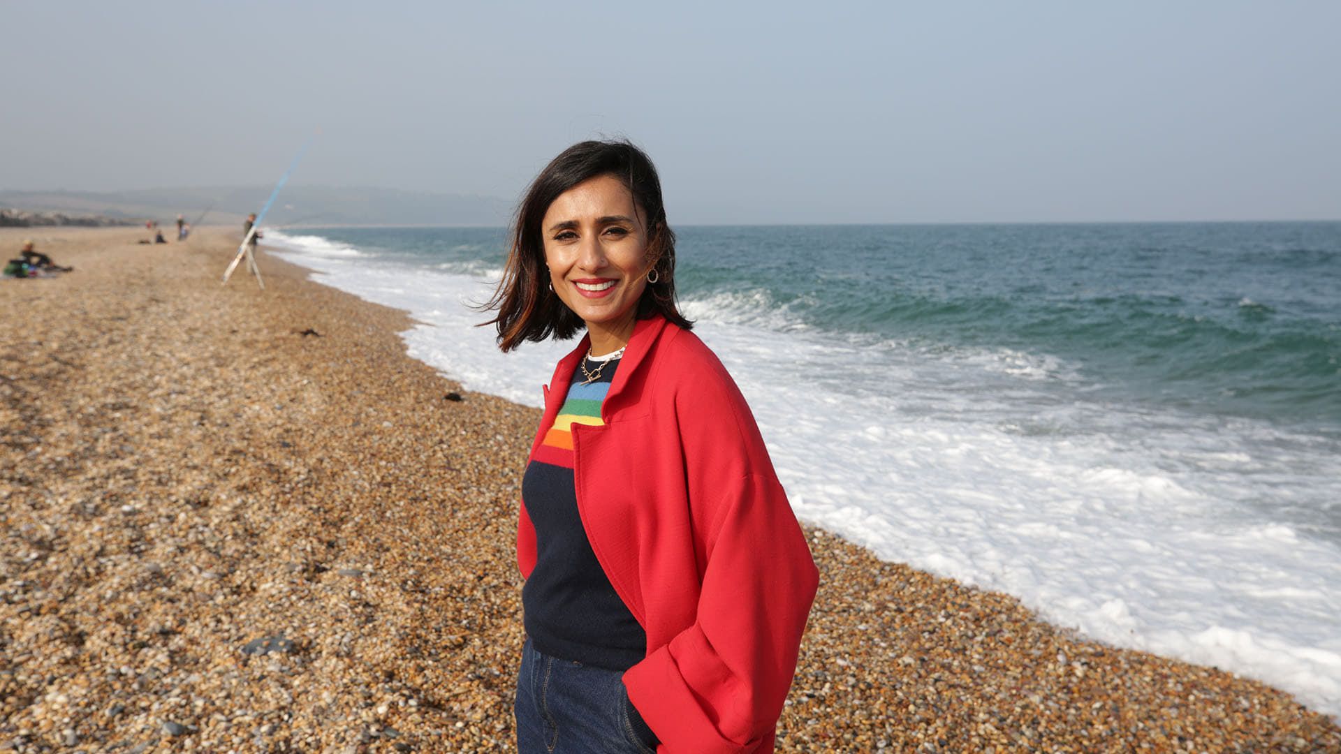 Britain by Beach background