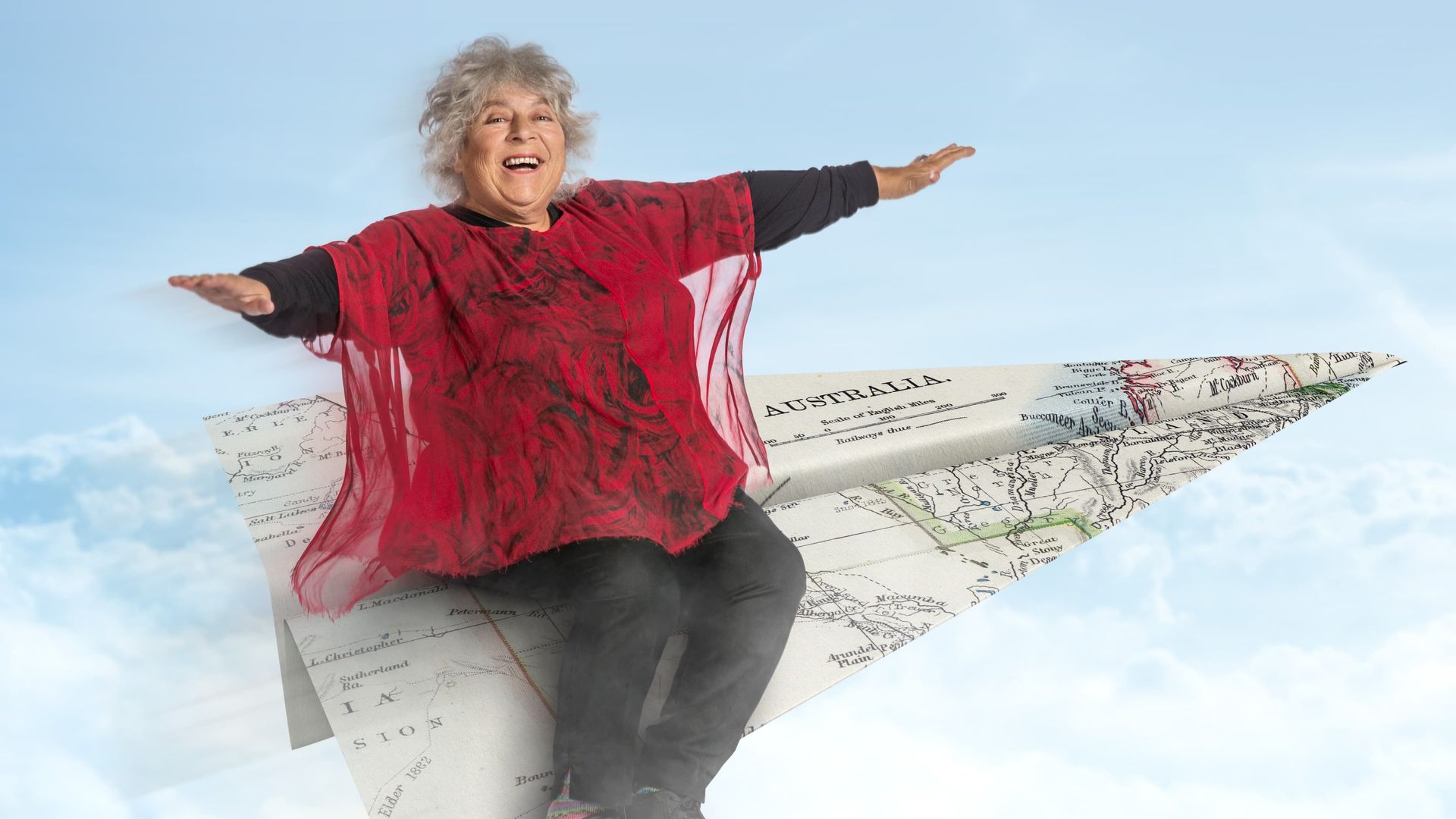 Miriam Margolyes: Australia Unmasked background