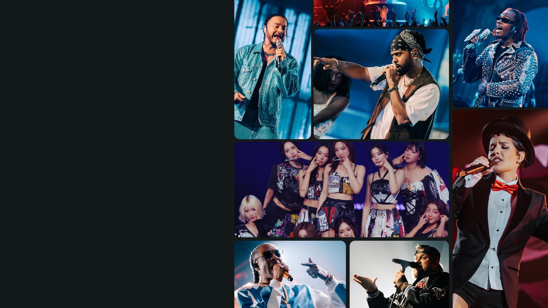 Amazon Music Live background