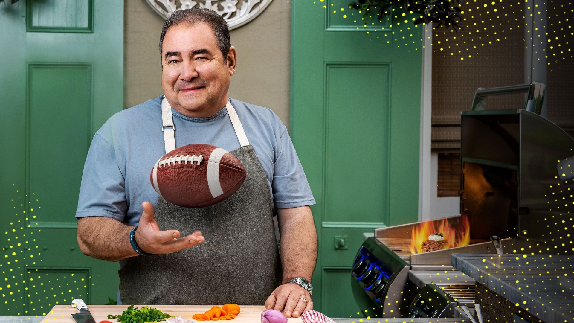 Emeril Tailgates background