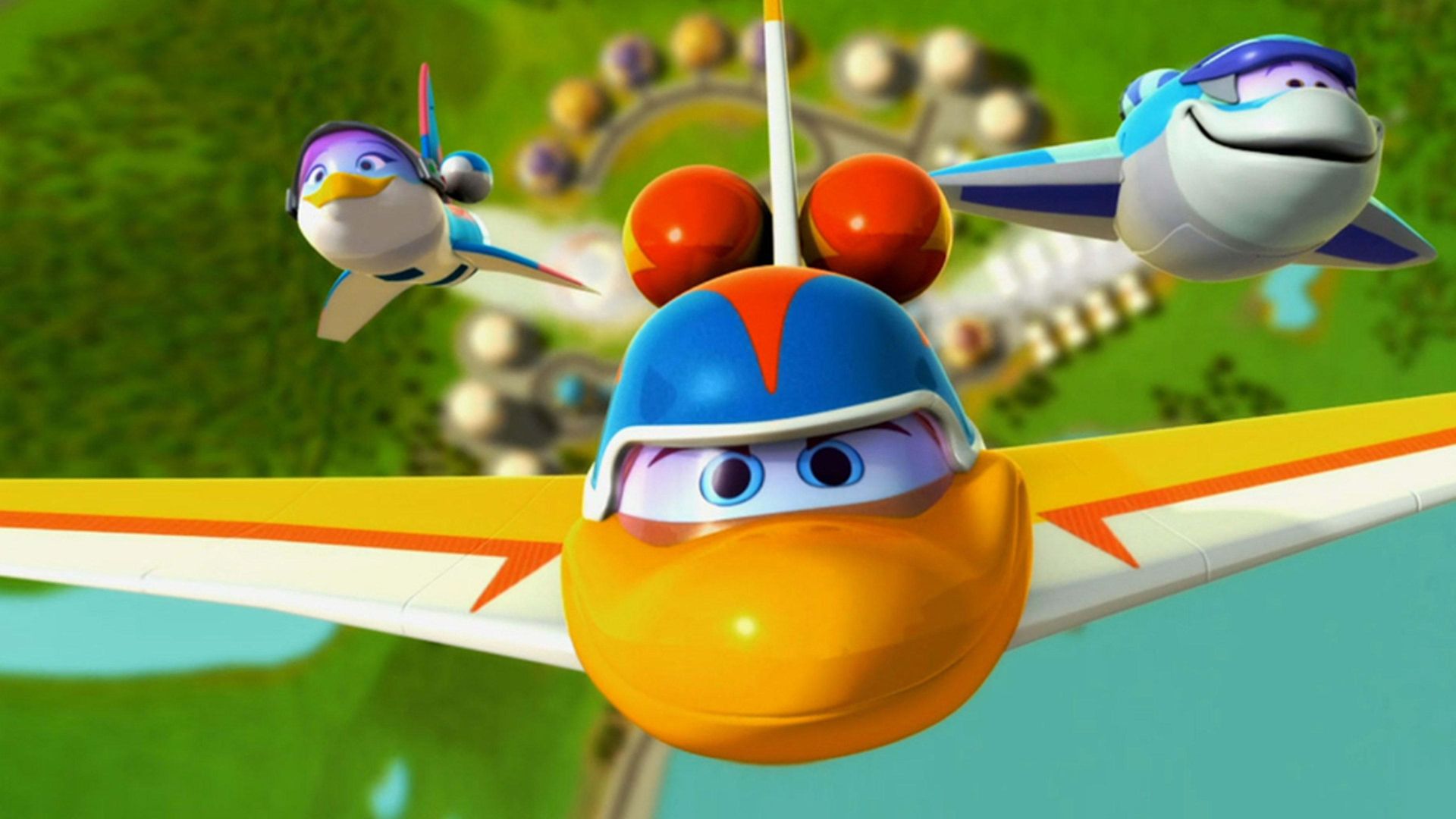 Space Racers background