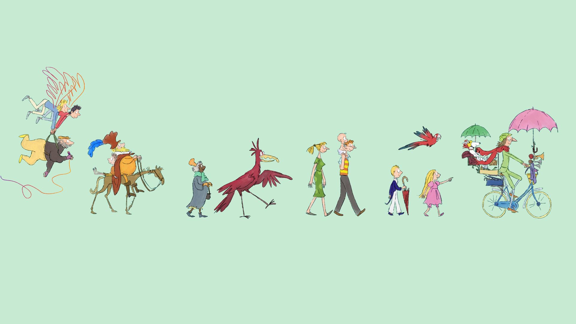 Quentin Blake's Box of Treasures background