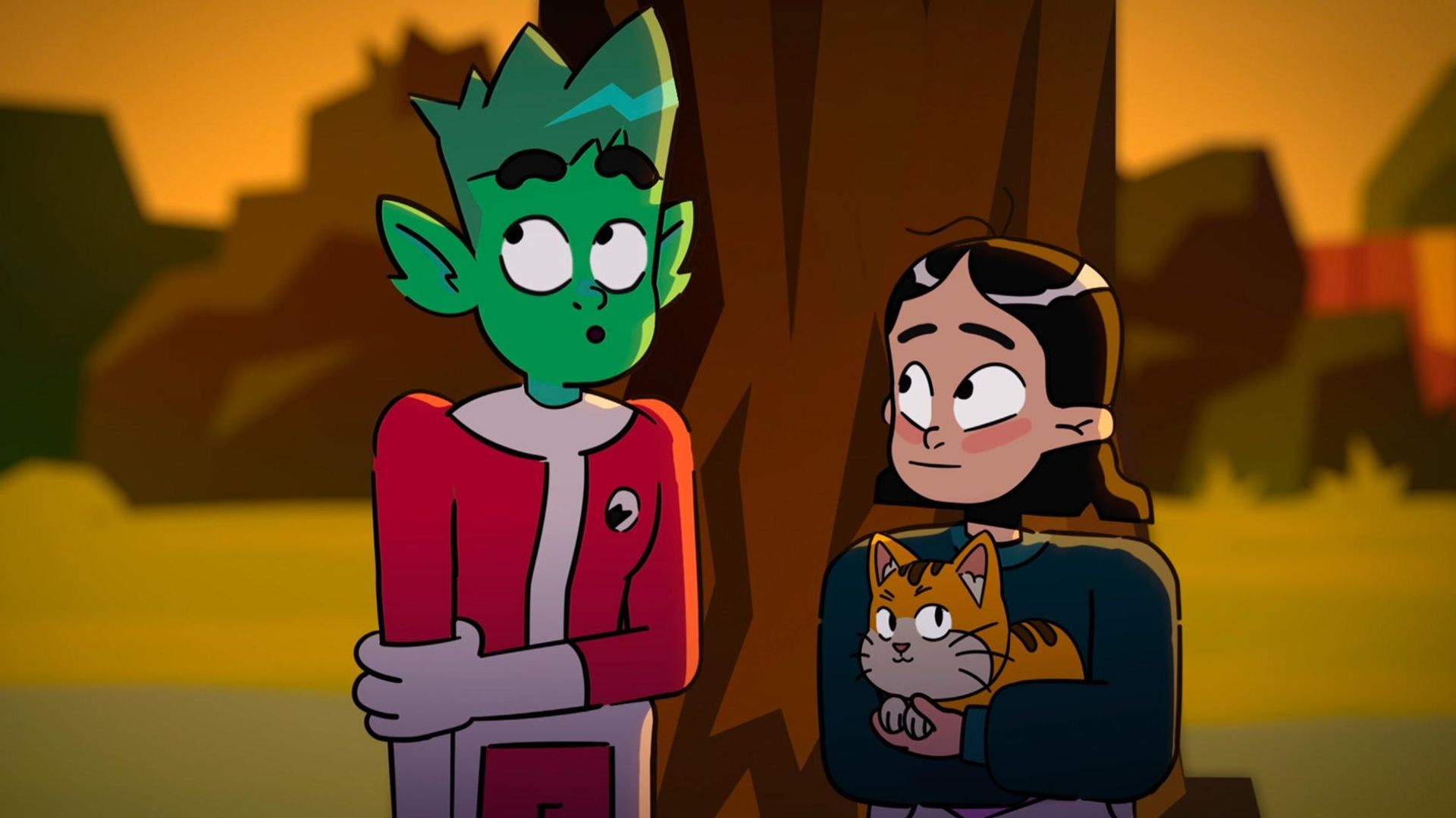 Beast Boy: Lone Wolf background