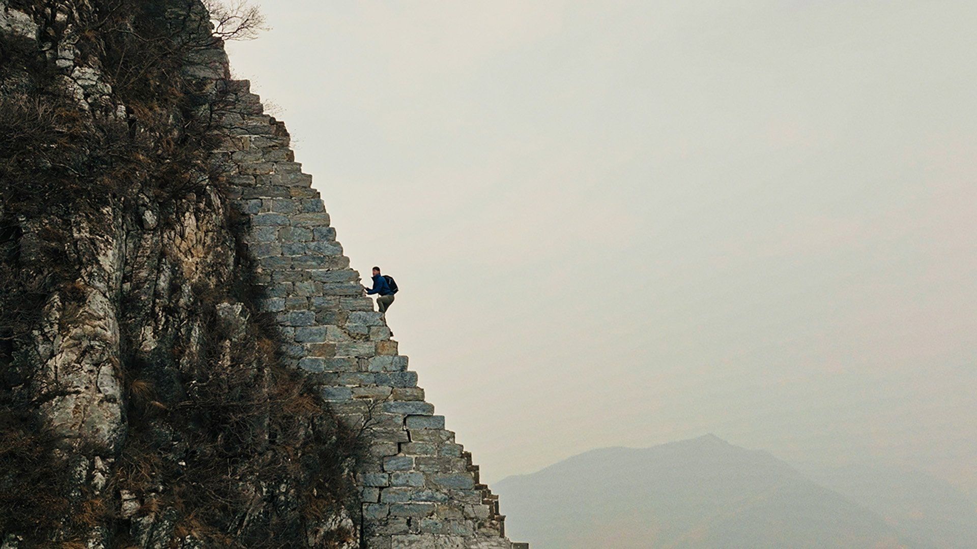 The Great Wall with Ash Dykes background