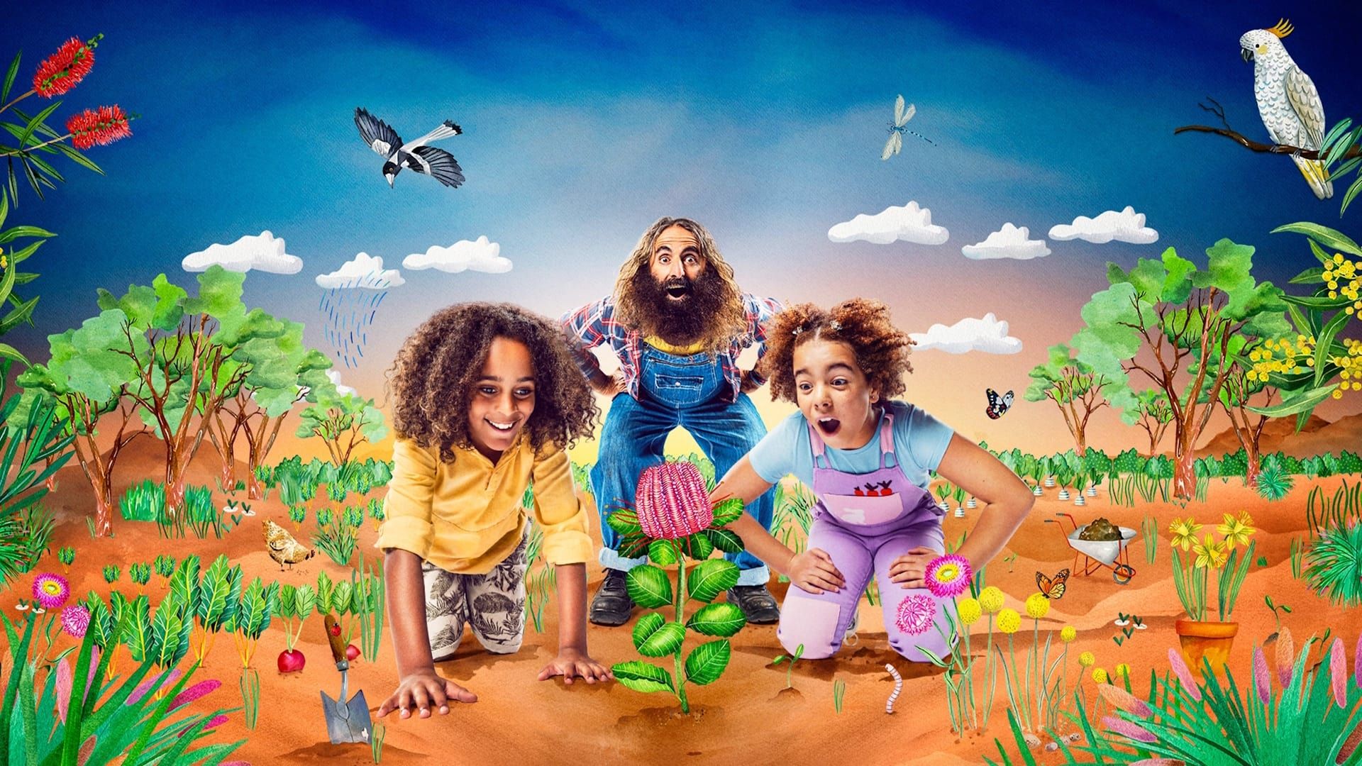 Gardening Australia Junior background