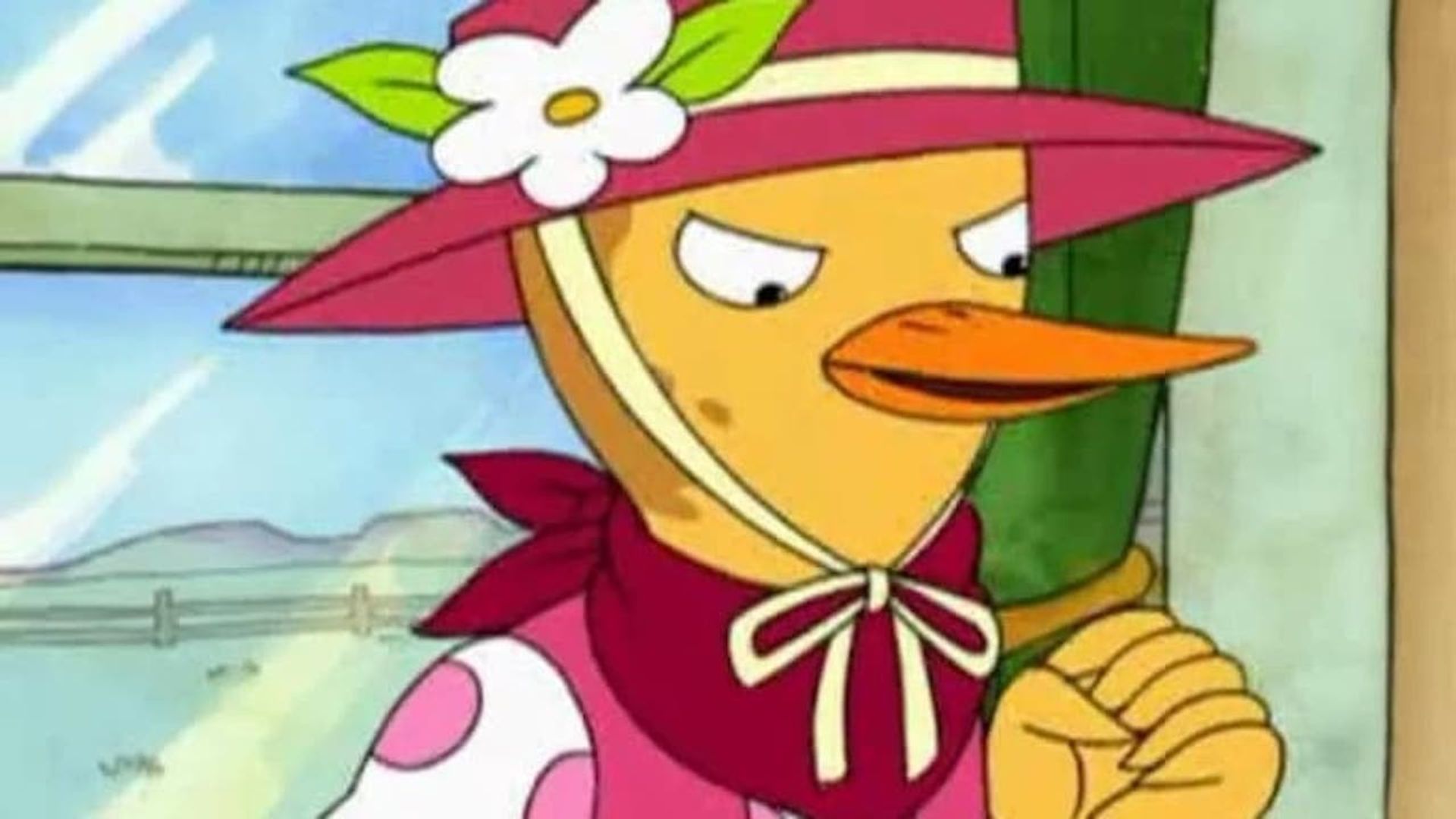 A Miss Mallard Mystery background