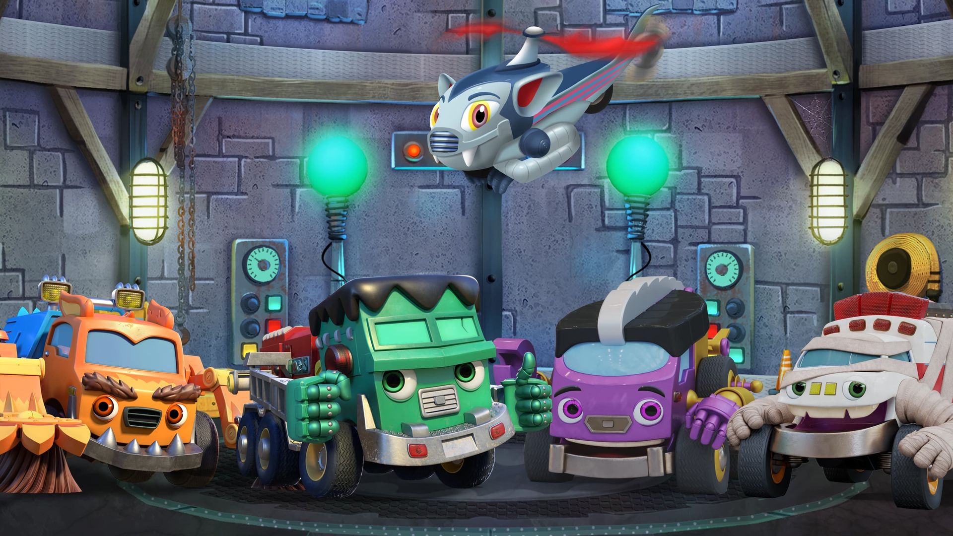 Mighty MonsterWheelies background