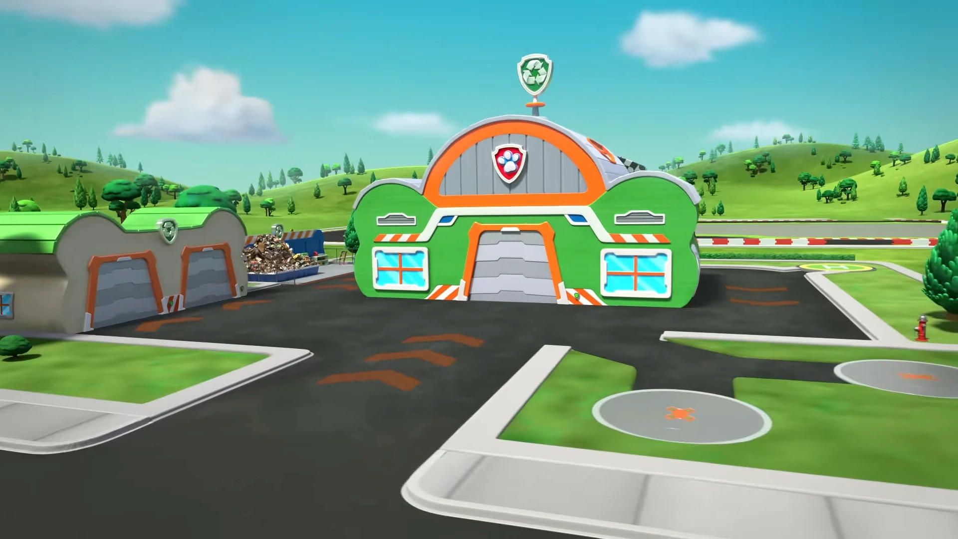 Paw Patrol: Rocky's Garage background
