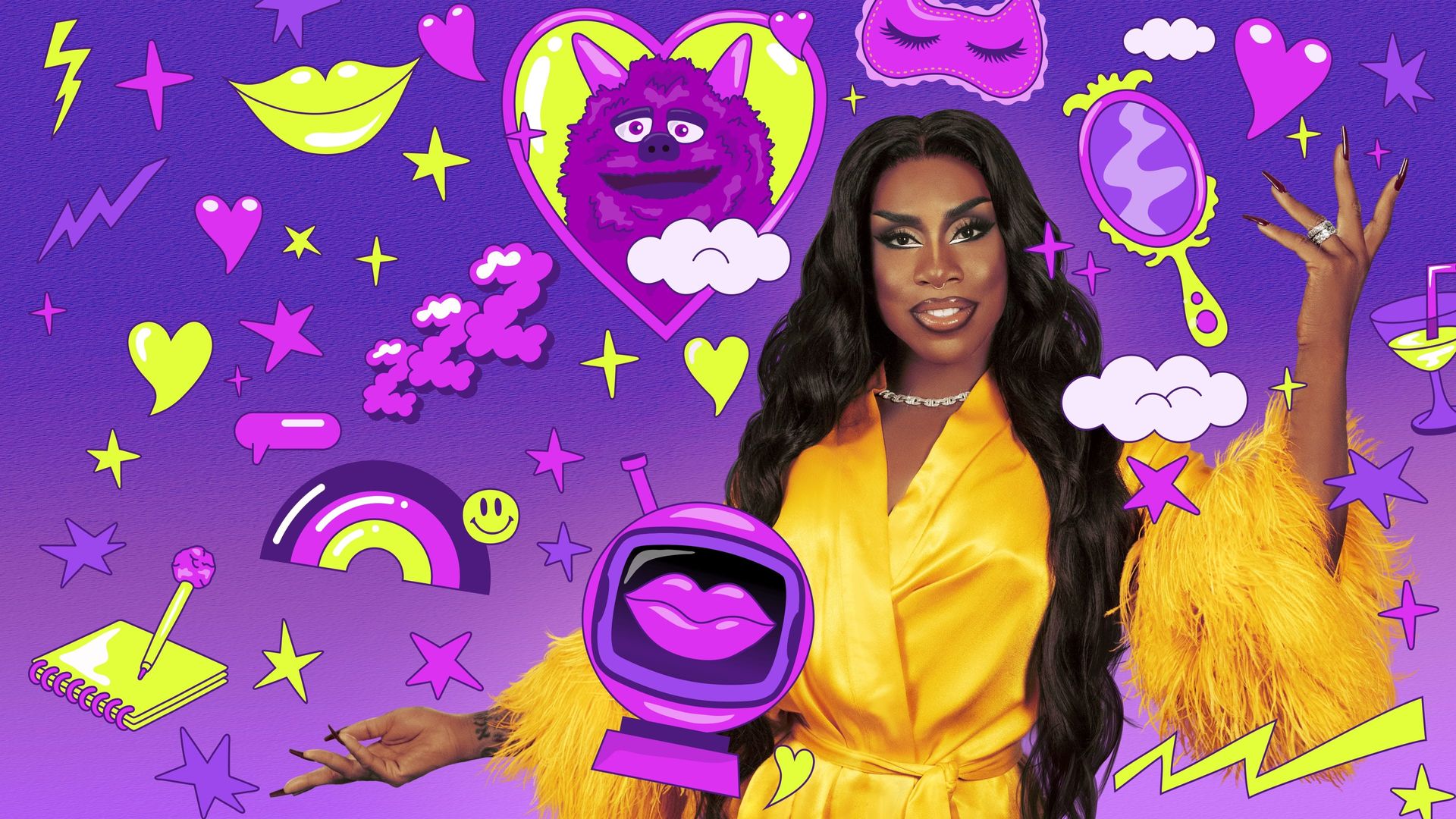 Monét's Slumber Party background