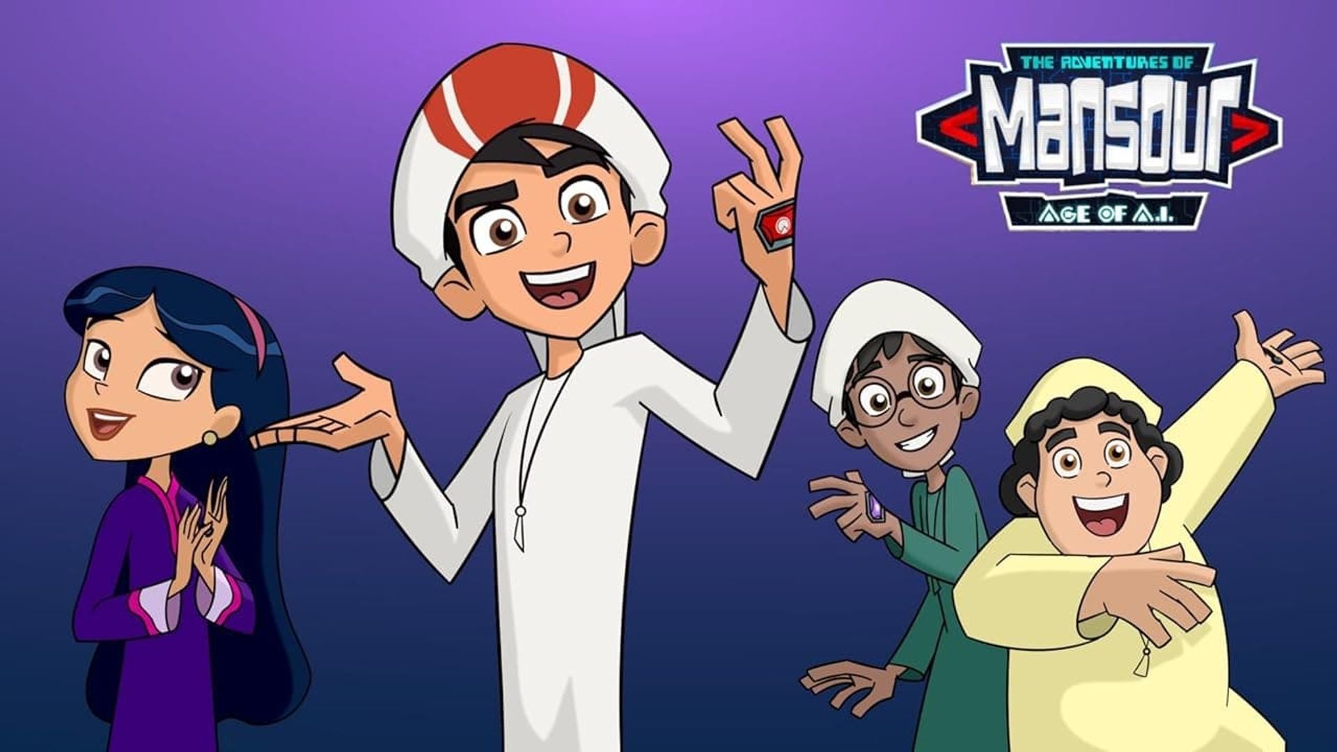 The Adventures of Mansour: Age of AI background