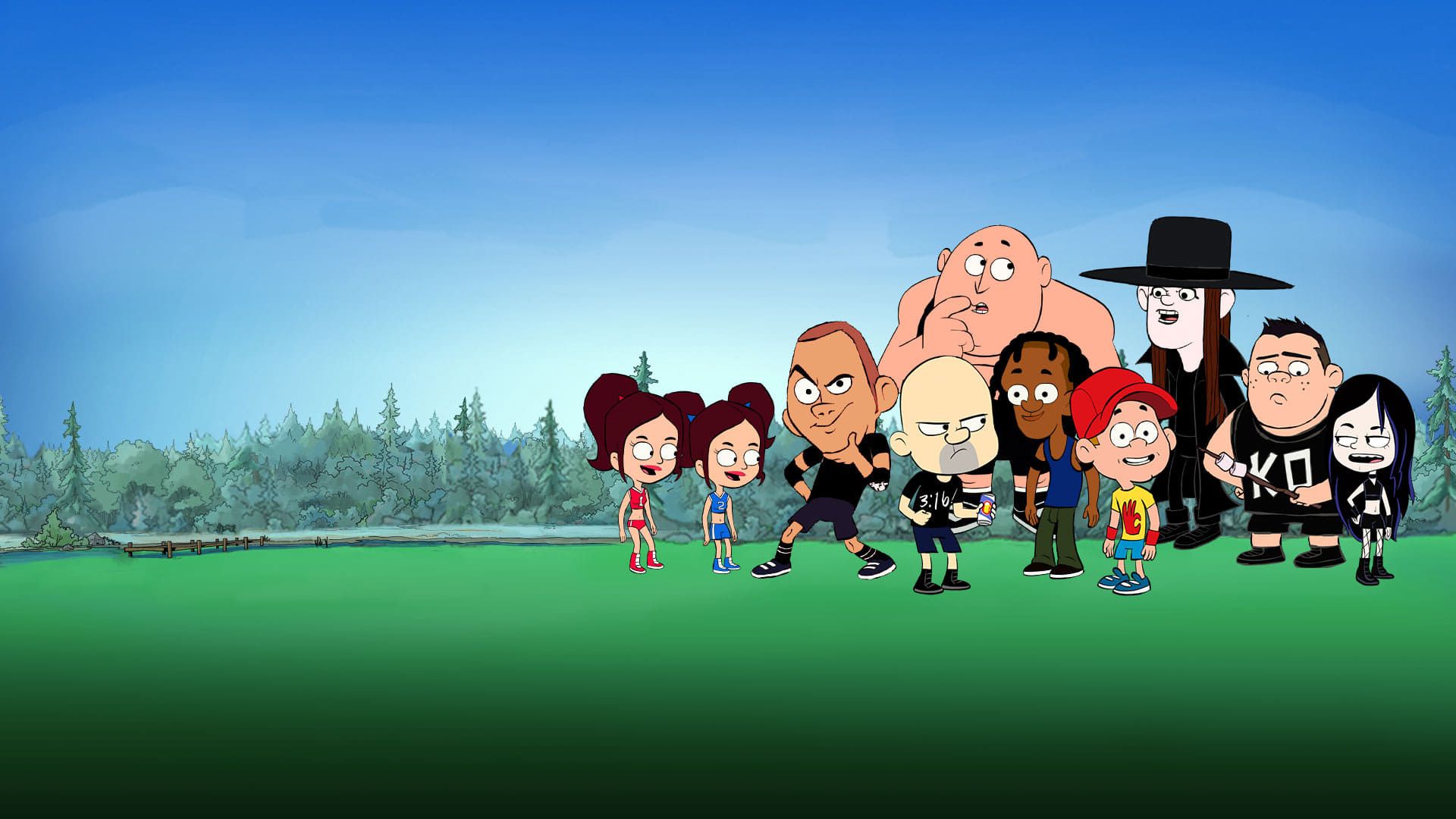Camp WWE background