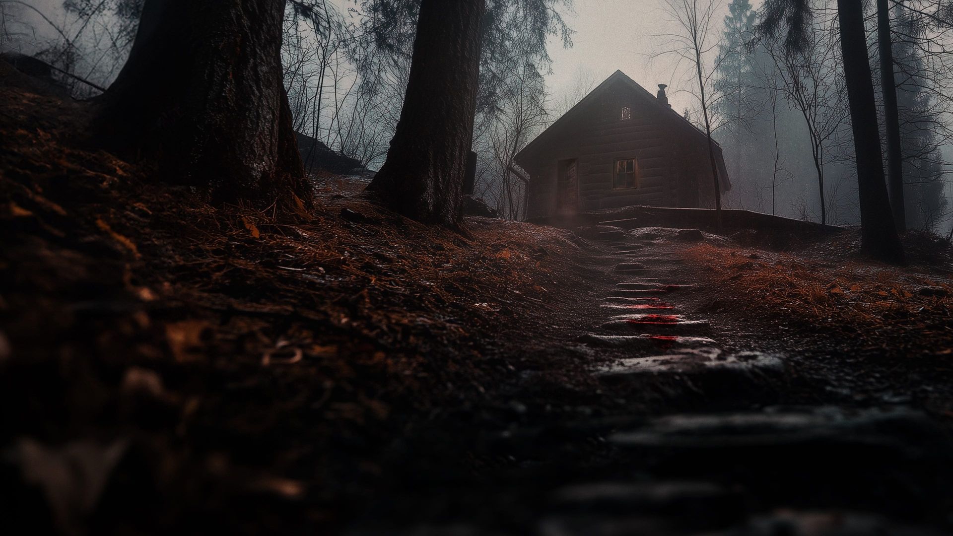 Cabin in the Woods background
