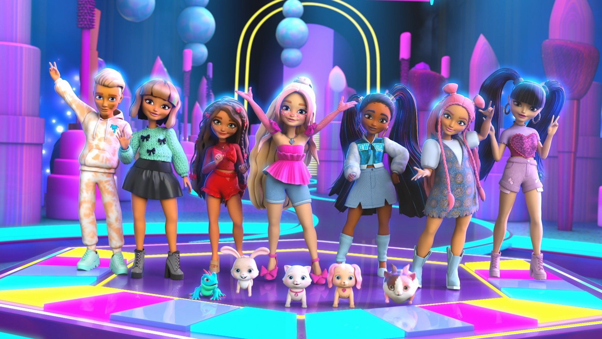 Barbie Dream Besties background