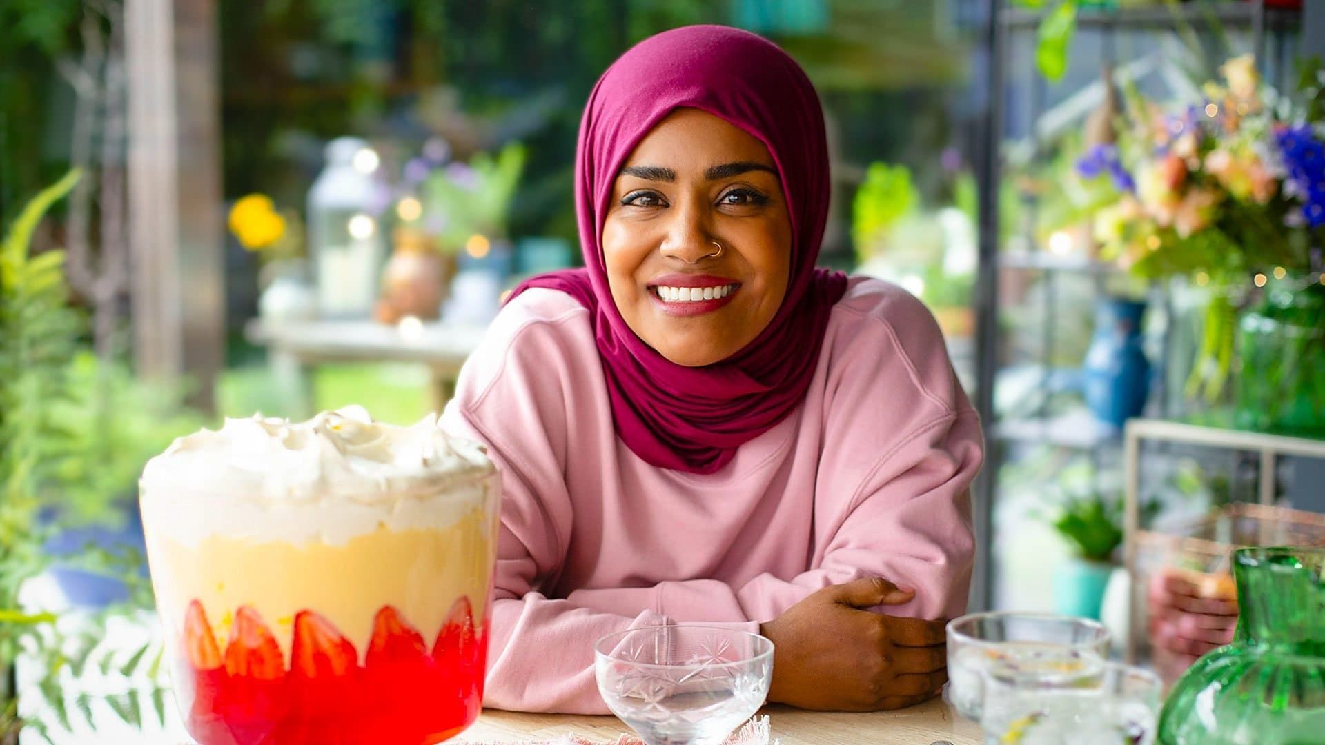 Nadiya's Cook Once Eat Twice background