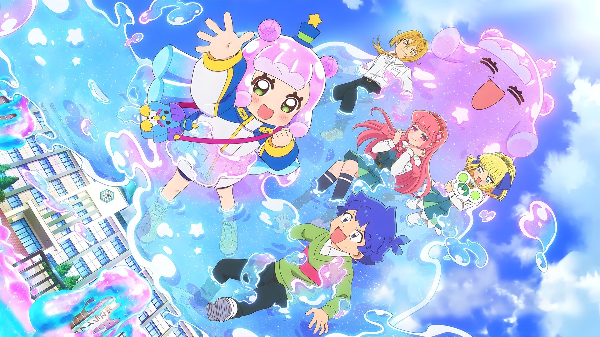 Puniru is a Kawaii Slime background