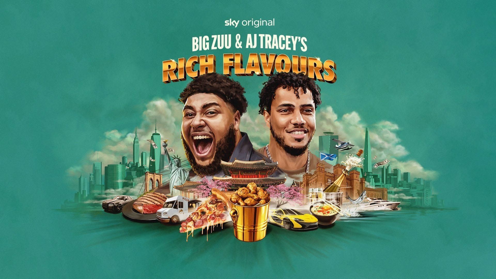 Big Zuu & AJ Tracey's Rich Flavours background