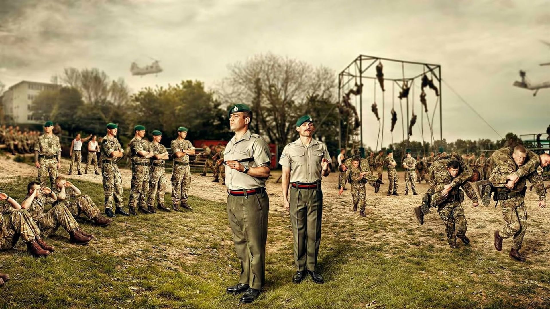 Royal Marines Commando School background