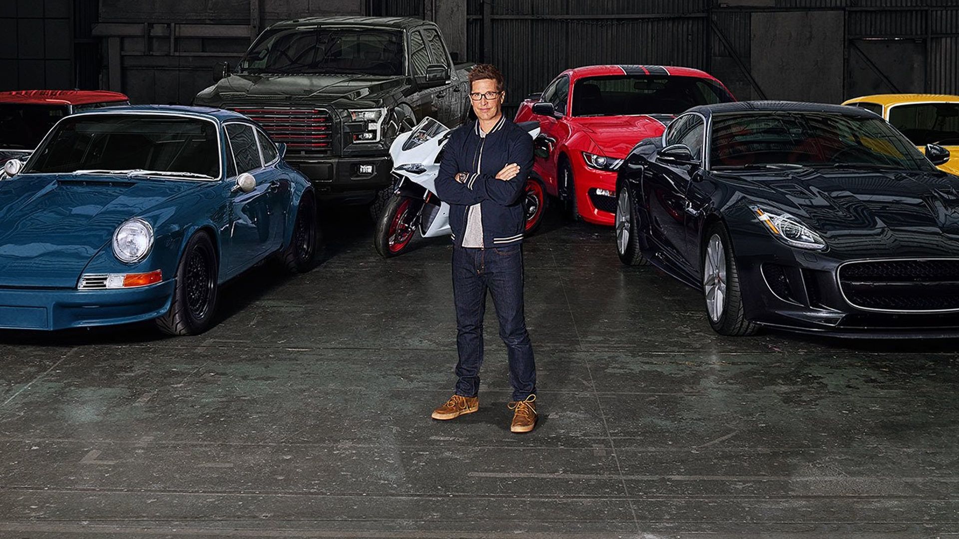 Car Matchmaker with Spike Feresten background