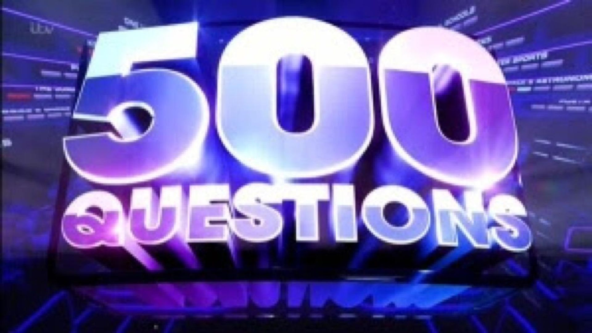 500 Questions background