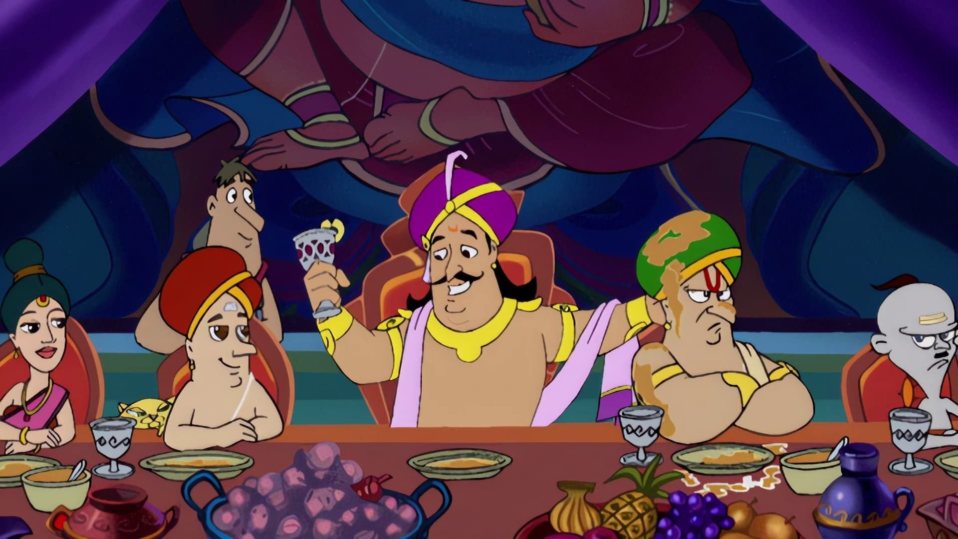 The Adventures of Tenali Raman background