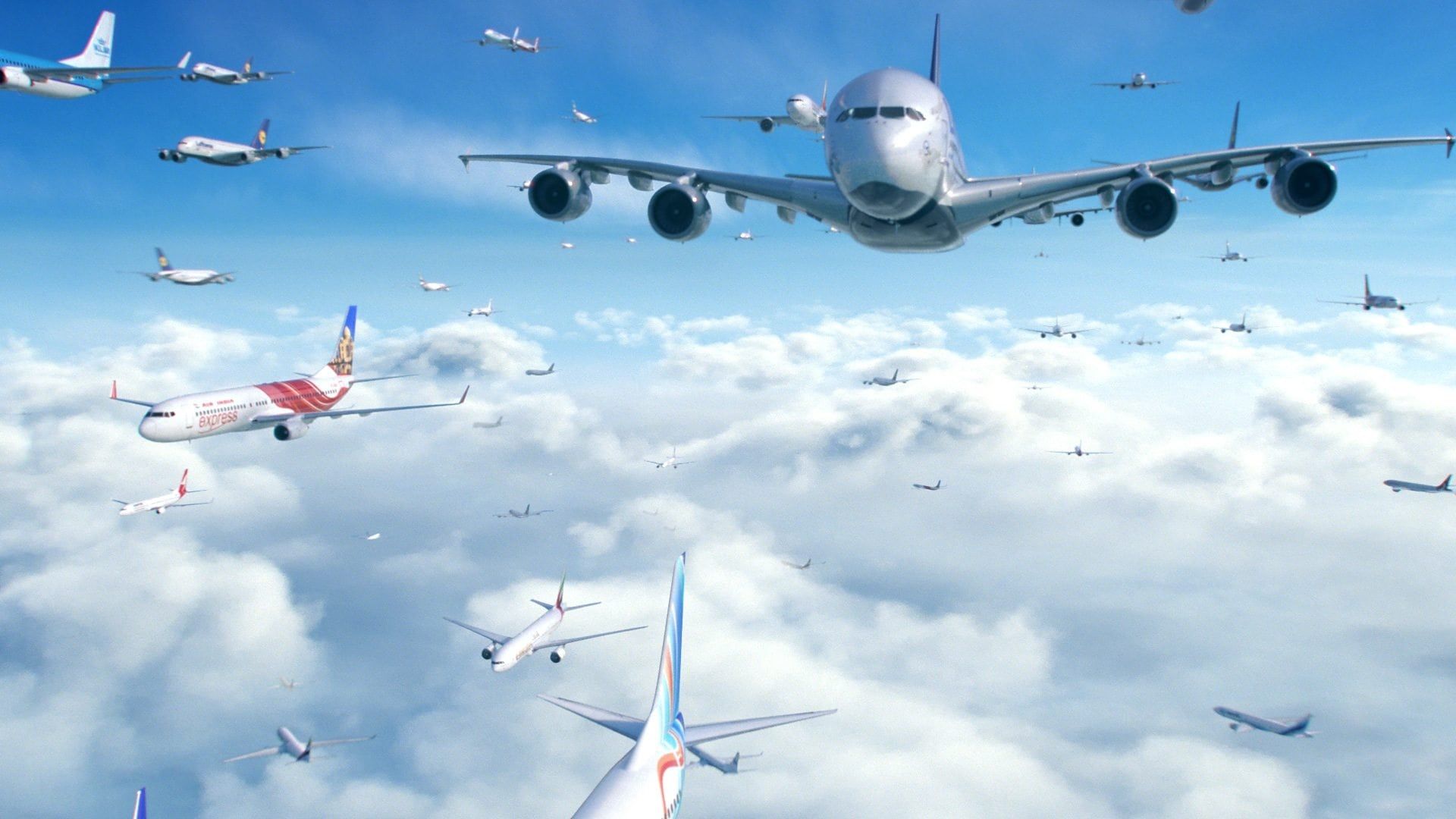 City in the Sky background