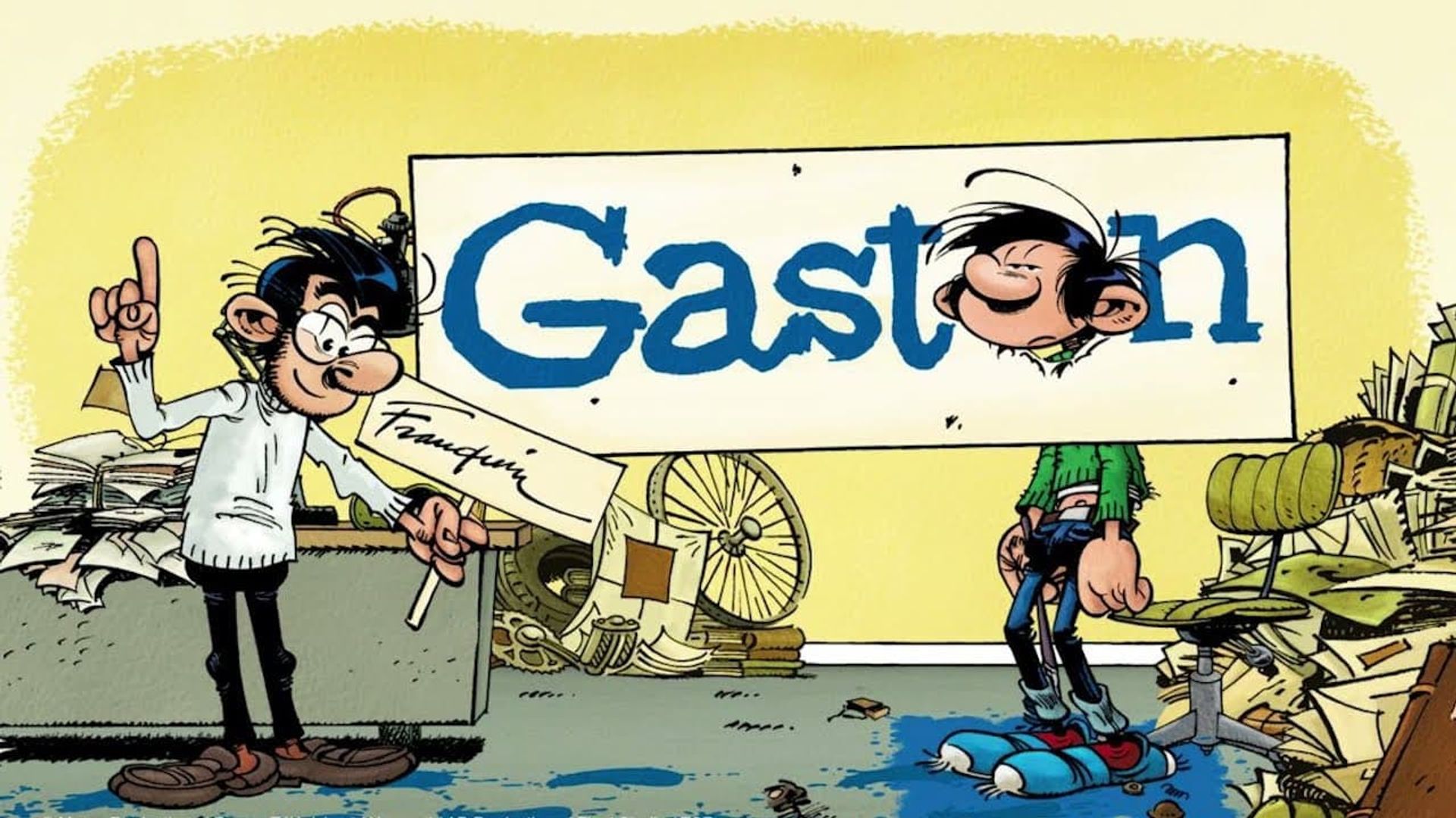 Gaston Lagaffe background