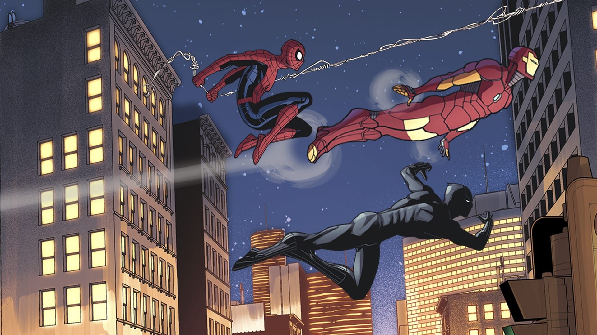 Marvel Video Comics background