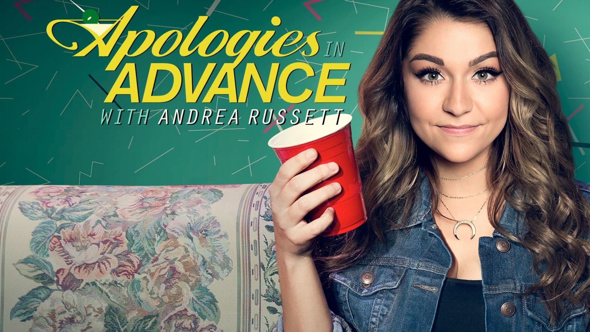 Apologies in Advance with Andrea Russett background