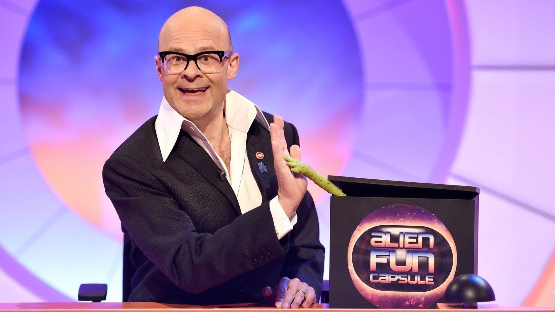 Harry Hill's Alien Fun Capsule background