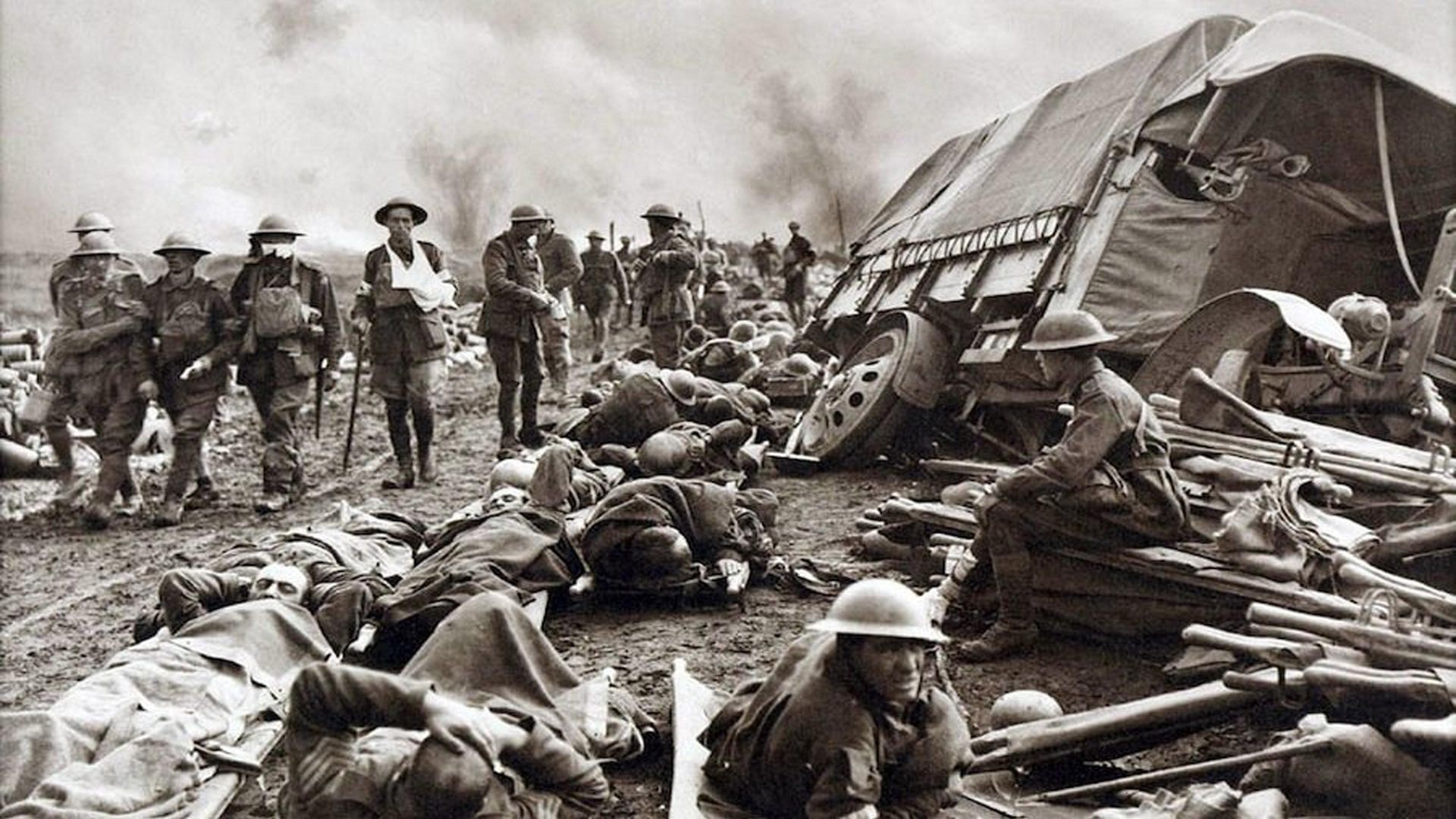 ANZAC Battlefields background