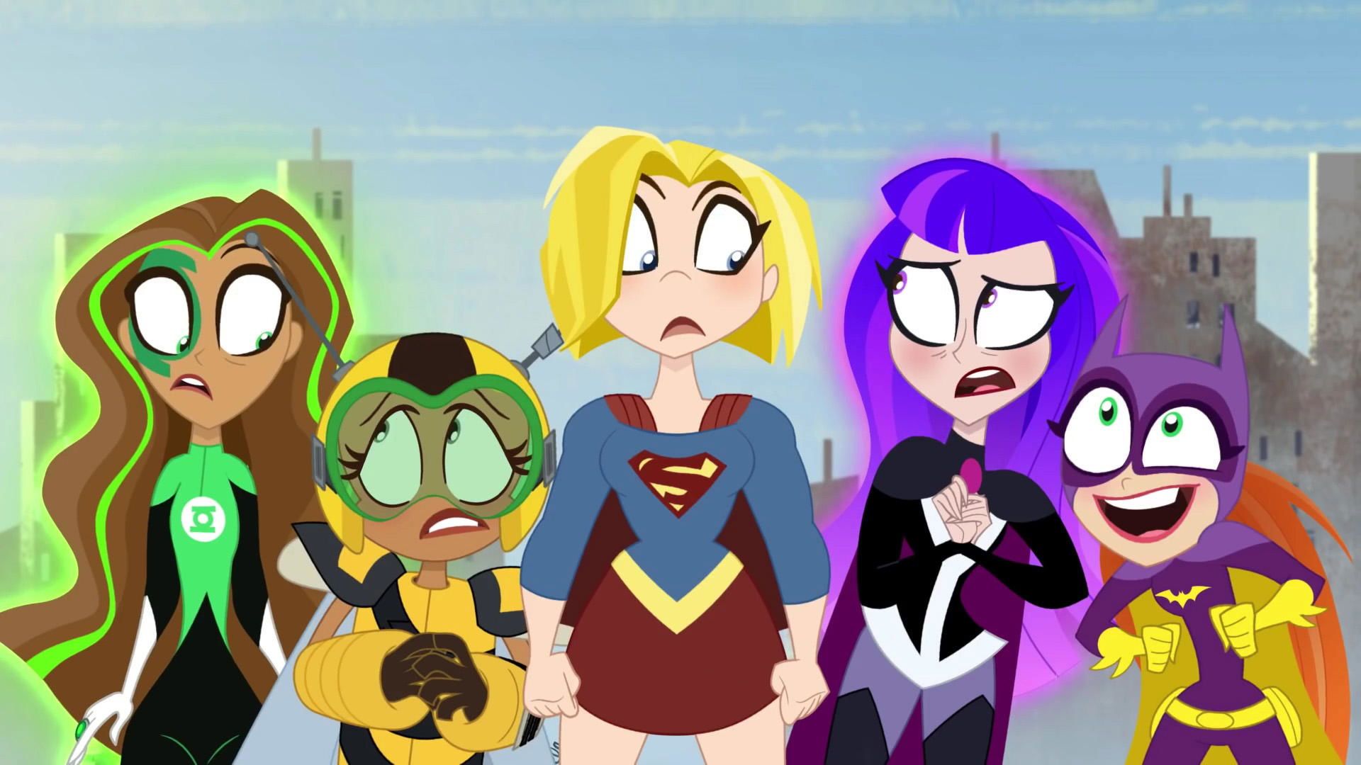 DC Super Hero Girls: Super Shorts background