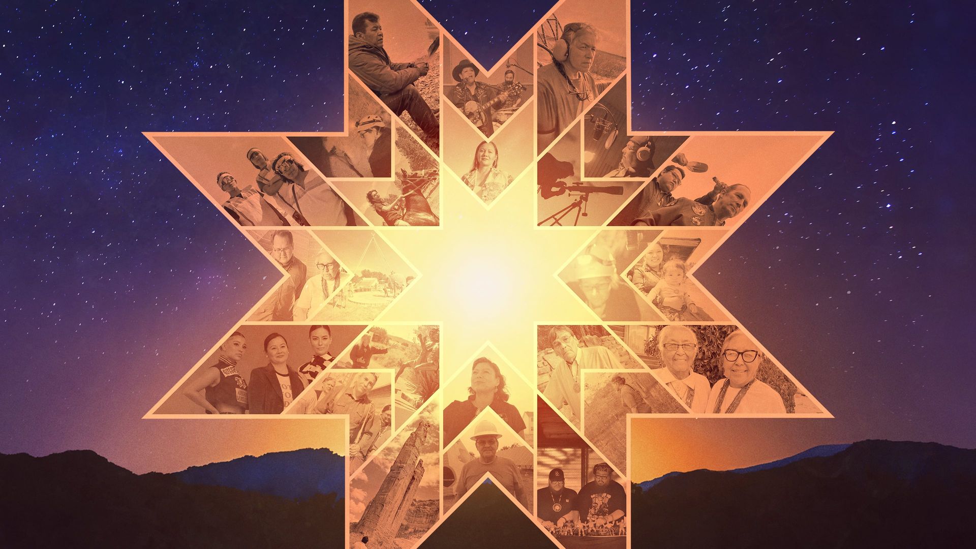 Native America background