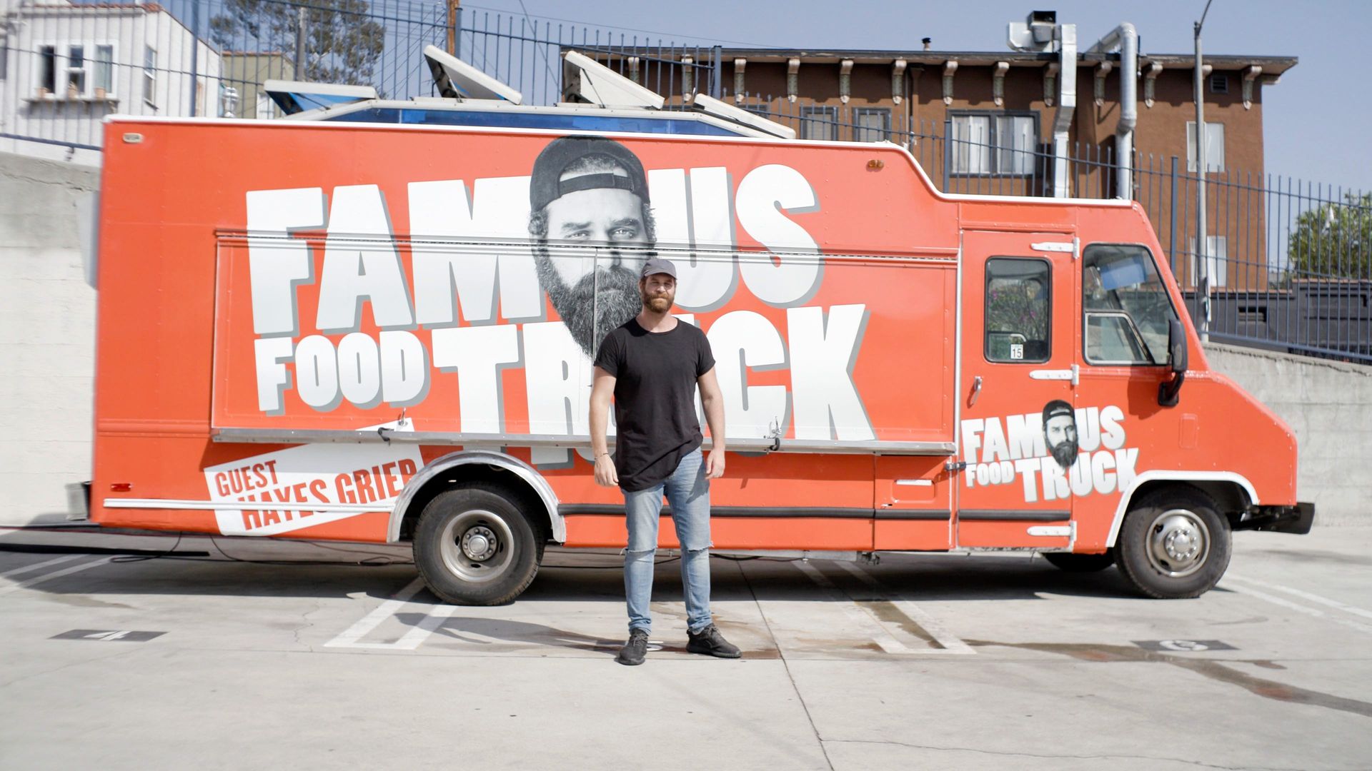 Famous Food Truck background
