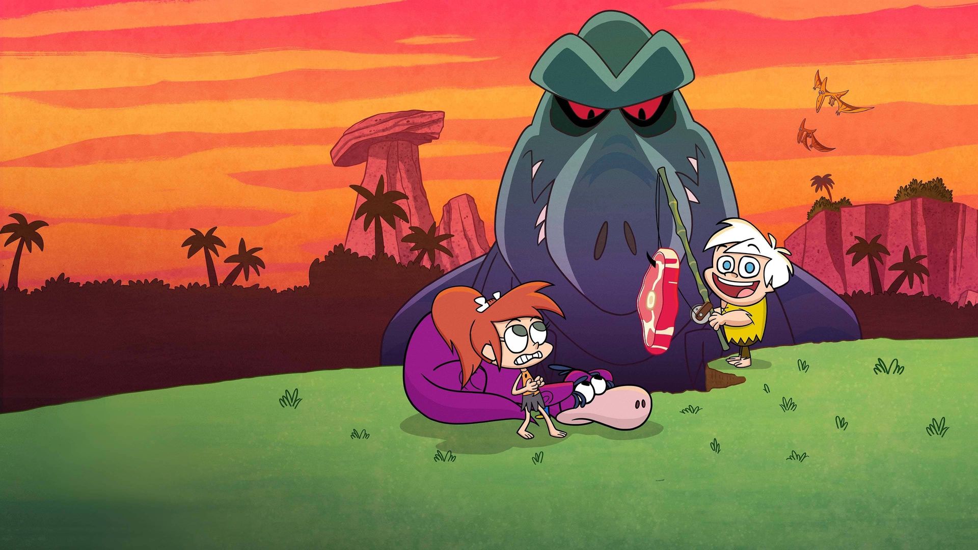 Yabba-Dabba Dinosaurs! background