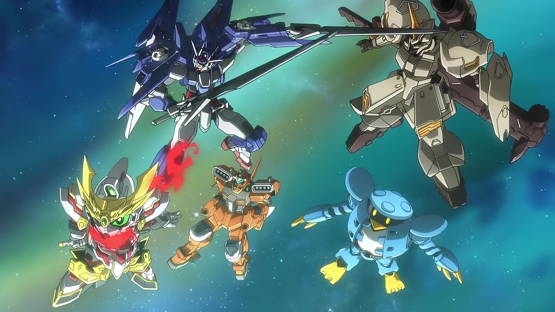 Gundam Build Divers background