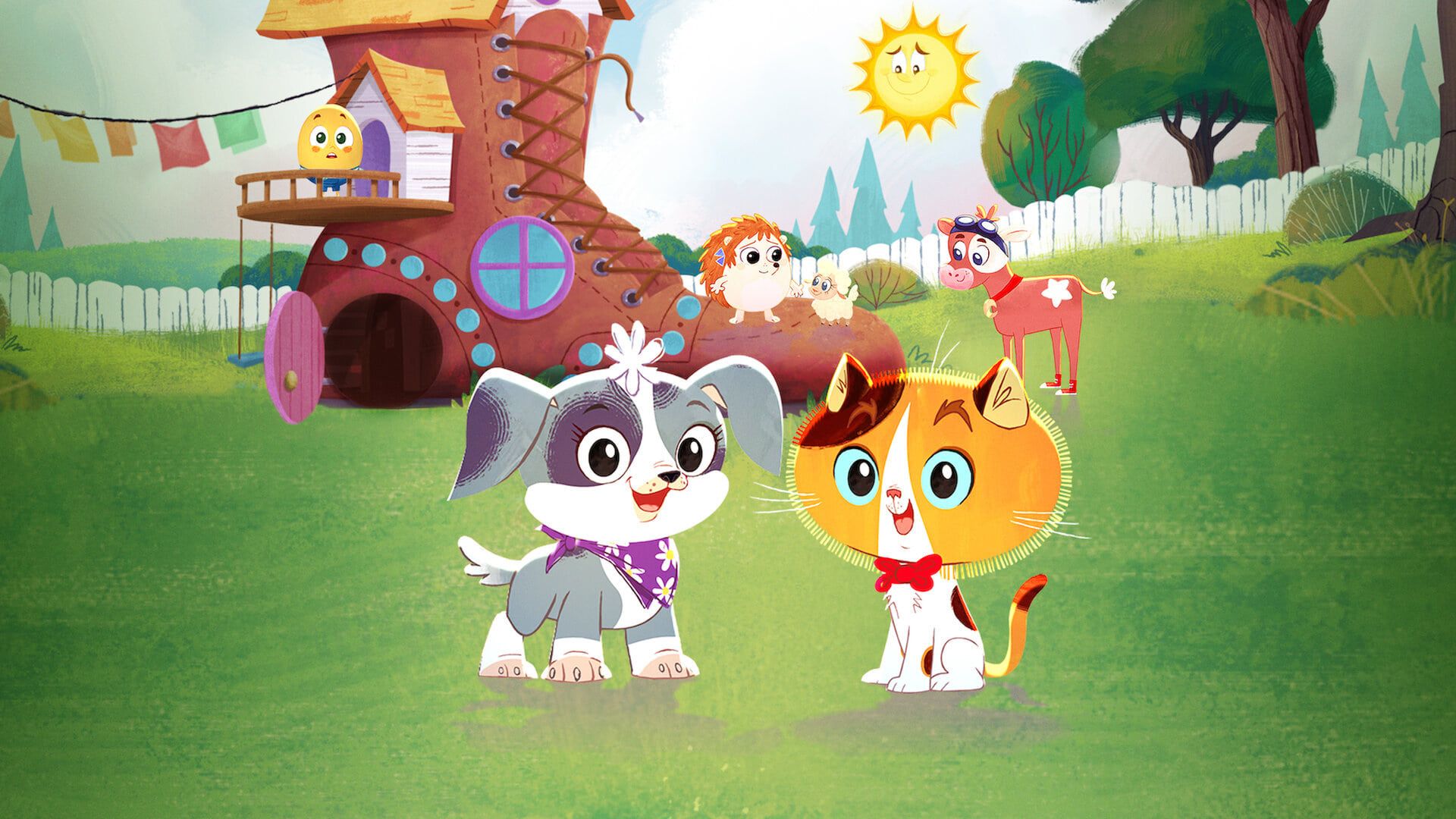 Rhyme Time Town background