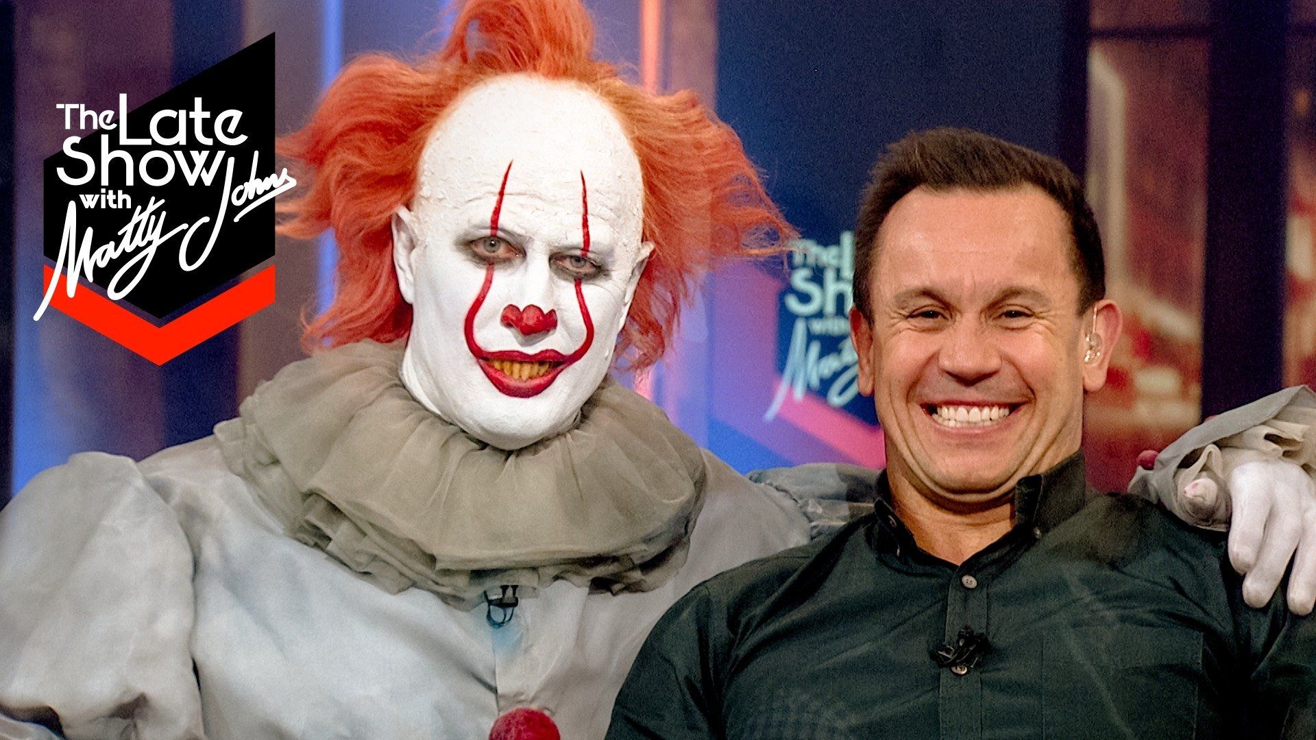 The Late Show with Matty Johns background