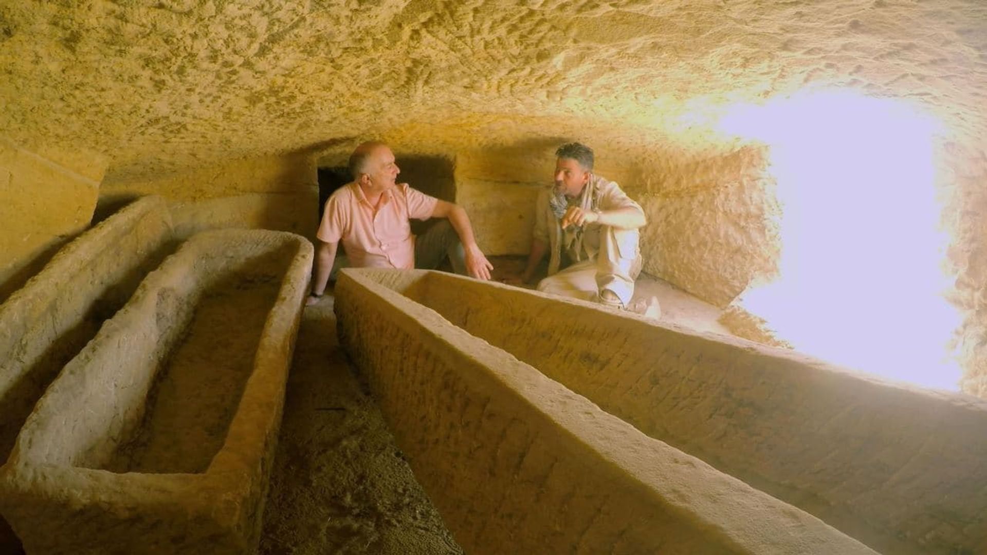 Egyptian Tomb Hunting background