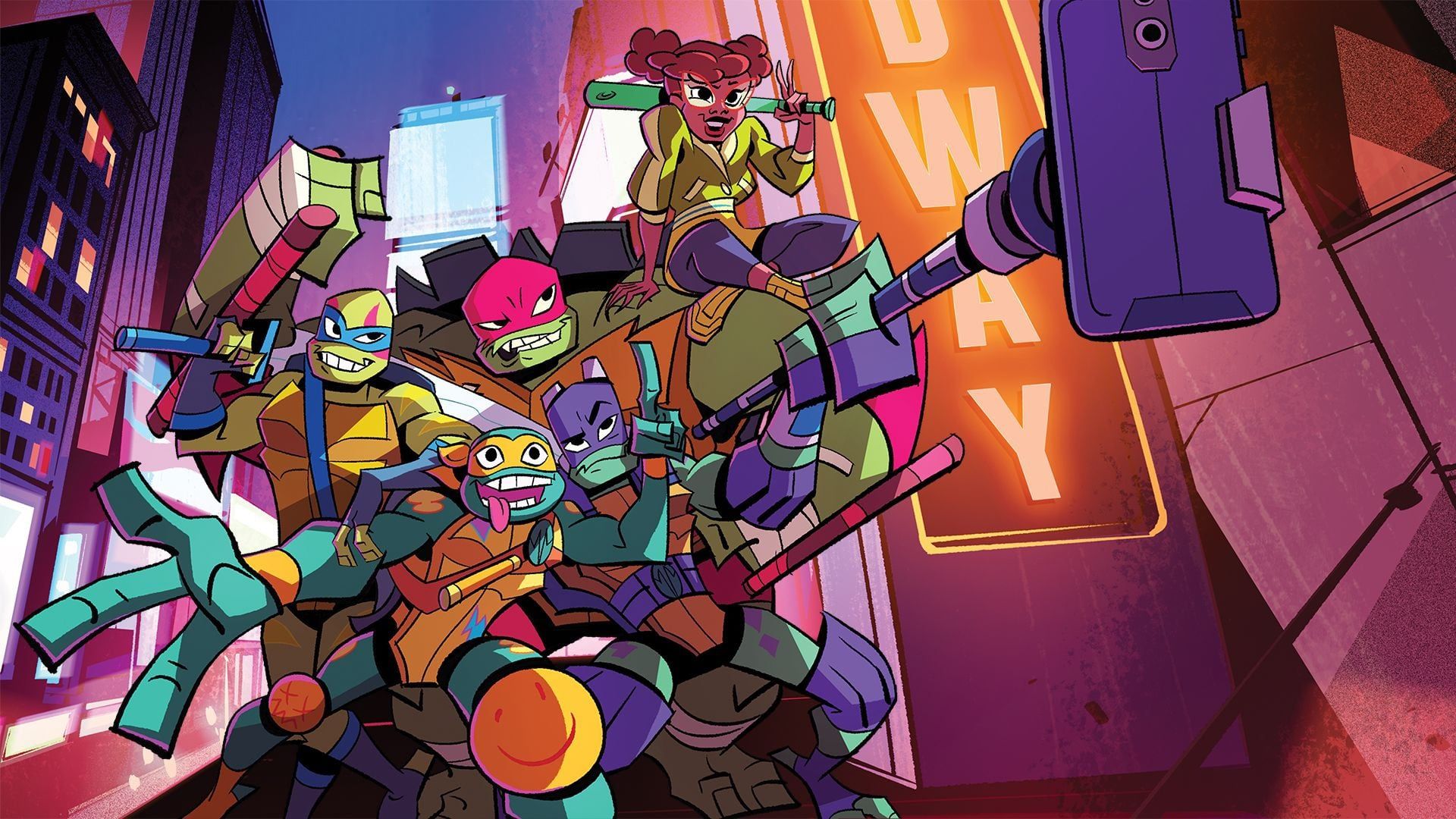 Rise of the Teenage Mutant Ninja Turtles: The Movie background