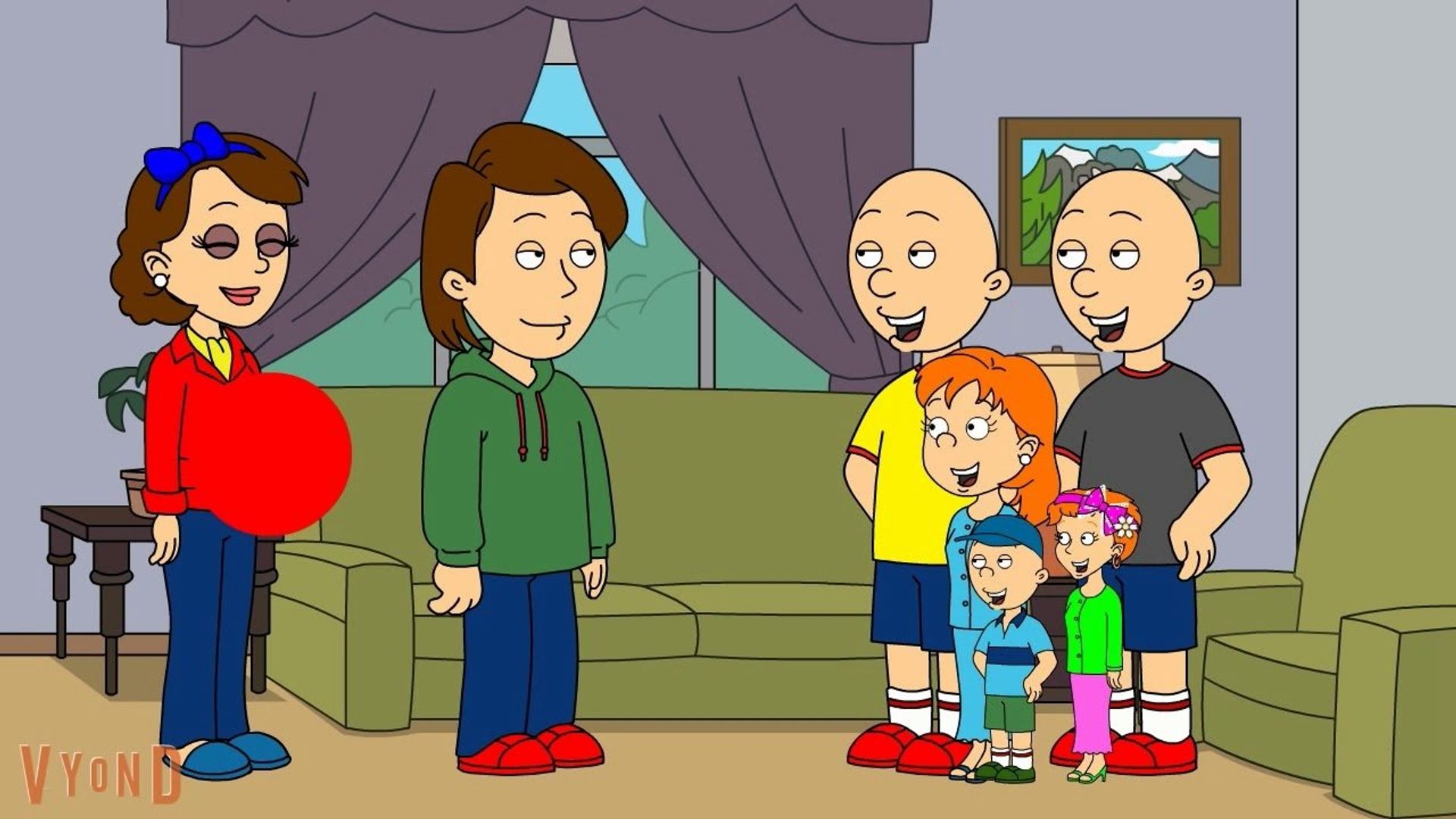 Caillou Gets Grounded background