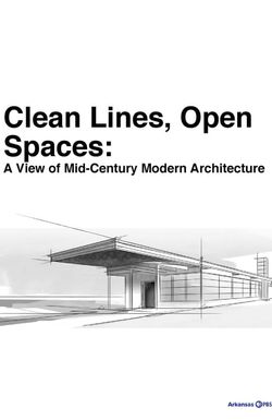 Clean Lines, Open Spaces