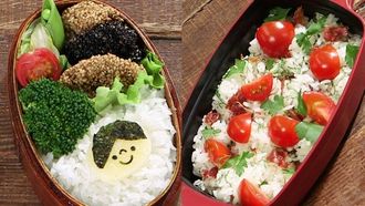 Episode 1 Italian-style Chirashi Sushi Bento & Sesame Nuggets Bento