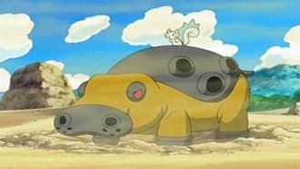 Episode 13 Pachirisu Is in Kabarudon's Mouth!?
