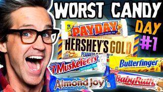 Episode 33 Worst Halloween Candy Bar Taste Test (Day 1)