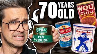 Episode 58 70 Year Old Canned Food Taste Test
